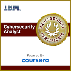 IBM Cyber Security Analyst badge